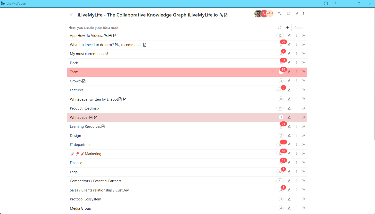 *"We build ourselves through collaboration on the Graph, collecting Knowledge and linking them together."*
Our journey began internally, with a collective desire to organize and enhance our own ideas and goals. We started from the foundation, the creation of the first "iLiveMyLife" node, housed within the "My Life" node of our visionary founder. It served as the seed from which the entire Knowledge Graph grew—adding features, building teams, and expanding our collective understanding of who we are and what we build.
This evolution is a testament to the power of collaboration. As more minds join the network, the wealth of information multiplies. We organically grow through each contribution, creating a living entity that extends far beyond its original bounds.
The same process that catalyzed our growth is available to every participant. Anyone can begin their project, invite others to join their quest, and collaboratively sculpt an expansive network of knowledge. As the project blossoms, your organizational structure adapts, becoming more sophisticated and interconnected.
Changes and evolutions are made transparently, with every modification documented and attributed. Participants can see real-time progress, gaining insight into who made specific changes and when. This continuous flow of updates ensures that information is not static; it is alive and dynamic.
With growth comes complexity, and here, iLiveMyLife shines. As the graph matures, nodes may be repositioned to better serve the expanding vision. Teams witness how their organization, product, or company becomes an intricately organized hub of continuous data transformation.
On top of this robust structure, participants can build even more sophisticated mechanisms. Introducing AI and programming into the mix, we invite automated collaborators to join the fray—accelerating innovation, aiding context-sensitive decision-making, and enriching the collective intelligence.
The spirit of iLiveMyLife is rooted in constant collaboration and evolution. With each new member, idea, and connection, our Knowledge Graph is not just growing—it's thriving.